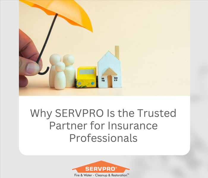 house with SERVPRO logo 